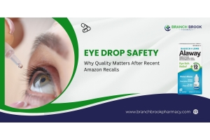 Eye Drop Safety Why Quality Matters After Recent Amazon Recalls - Branch Brook Pharmacy