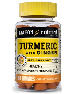 Mason Natural Turmeric with Ginger Gummies - 60 Gummies