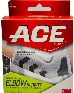Ace - Compression Elbow Support (L) - 3 M - 1 Elbow Support