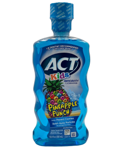 ACT Kids - Anticavity Fluoride Rinse - Pineapple Punch - 16.9 FL OZ