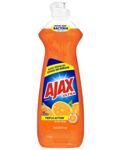 Ajax Ultra Bleach Alternative - Orange Dish Liquid - 14 FL OZ