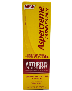Aspercreme - Arthritis Pain Relief Gel - 1.76 OZ