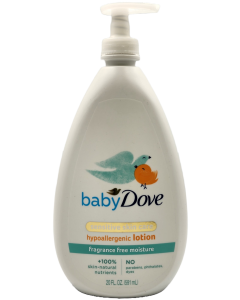 Baby Dove Hypoallergenic Lotion - Fragrance Free - 20 FL OZ