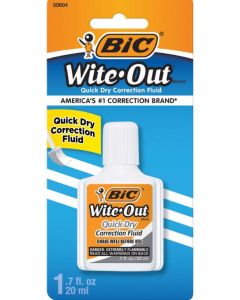 Bic Wite Out Quick Dry Correction Fluid - 1.7 FL OZ
