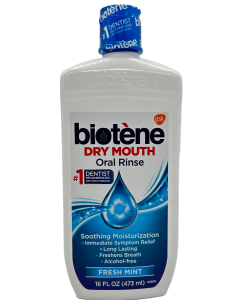 Biotene Dry Mouth Oral Rinse - Fresh Mint - 16 FL OZ
