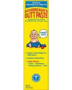 Boudreaux's Butt Paste Diaper Rash Ointment - Original - 4 OZ (113 g)