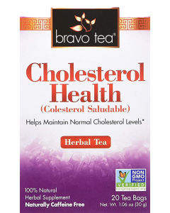 Bravo Herbal Tea - Cholesterol Health - 20 Tea Bags 