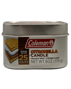 Coleman Citronella candle - S'mores Scent - 6 OZ