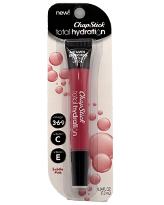 ChapStick - Total Hydration - Vitamin Enriched Tinted Oil - Subtle Pink - 0.24 FL OZ