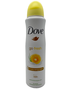 Dove Go Fresh Anti-Perspirant Spray - Grapefruit & Lemongrass Scent - 150mL
