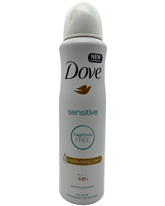 Dove Sensitive Fragrance Free Anti-Perspirant Spray- 150mL