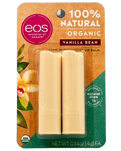 eos Natural Shea Lip Balm - Vanilla Bean - 0.14 OZ.