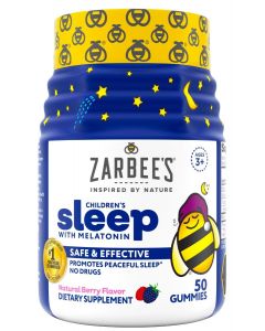 Zarbee's Naturals Children's Sleep Gummies - Natural Berry Flavor - 50 Gummies