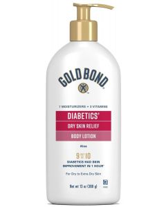 Gold Bond - Diabetics - Dry Skin Relief - Body Lotion - Aloe- 13 OZ