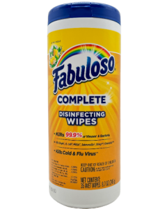Fabuloso Complete Disinfecting Wipes - 35 Wet Wipes - 8.7 OZ