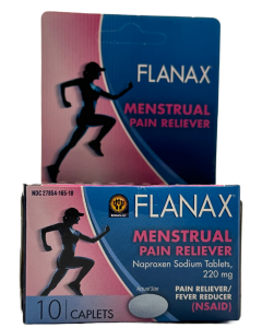 Flanax Menstrual Pain Reliever - 10 Caplets