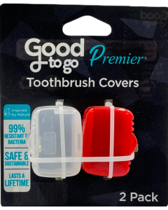 Good to go - Premier Toothbrush Covers - 2 Pack