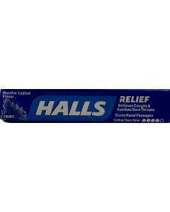 Halls Relief Mentho-Lyptus Cough Drops - 9Ct