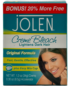 Jolen Creme Bleach - Original Formula - 1.2 Oz Jar