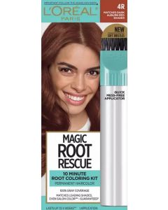 L'Oreal Paris - Magic Root Rescue - 10 Minute Root Hair Coloring Kit - 4R