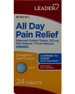 Leader All Day Pain Relief - 24 Tablets