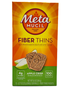 Meta Mucil Fiber Thins - Psyllium Fiber - Apple Crisp - 9.3 Oz.