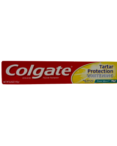 Colgate Whitening Toothpaste - Tartar Protection - Crisp Mint - 6 OZ