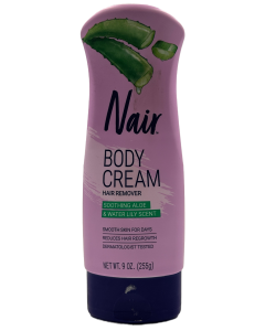Nair Body Cream Hair Remover Aloe & Water Lily Scent - 9 oz
