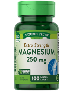 Nature's Truth Extra Strength Magnesium 250 mg - 100 Coated Caplets