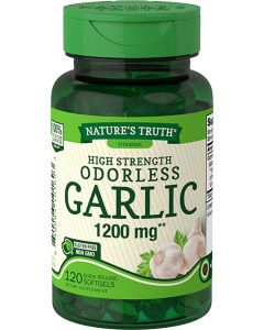 Nature's Truth High Strength Odorless Garlic 1200 mg - 120 Softgels
