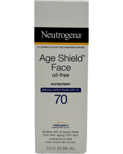 Neutrogena Age Shield Face Oil Free Sunscreen - 3.0 FL OZ