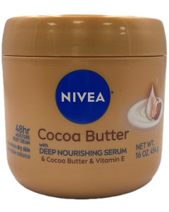 Nivea Cocoa Butter - Deep Nourishing Serum Body Cream - 16 OZ