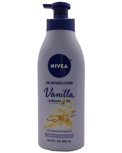 Nivea Oil Infused Lotion - Vanilla & Almond Oil - 16.9 FL OZ