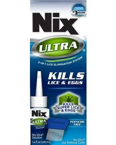 Nix Ultra Solution Kills Lice Eggs - 3.4 Fl. Oz
