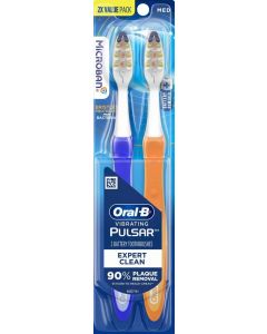   Oral-B - Vibrating Pulsar - 2 Battery Toothbrushes