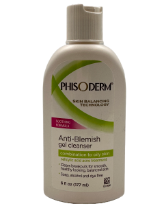 Phisoderm - Anti-Blemish Gel Cleanser - 6 FL OZ