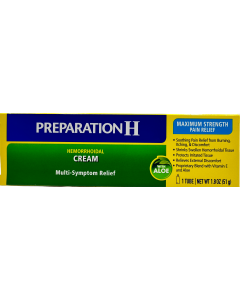 Preparation H - Hemorrhoidal Cream - with Aloe -1.8 OZ