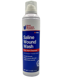 Good Neighbor Pharmacy - Saline Wound Wash - First Aid Cleanser - 7.4 OZ