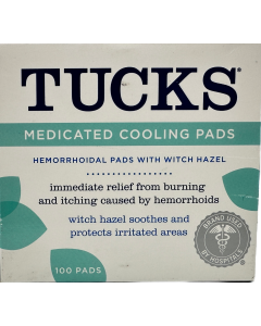 Tucks Medicated Cooling Hemorrhoid Pads - 100 Ct