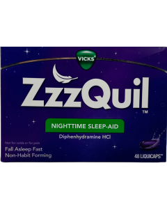 ZzzQuil Night time Sleep Aid - 48 Liquicaps