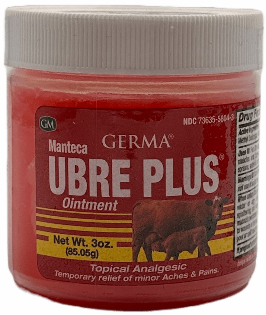 Germa Manteca Ubre Plus Ointment - Topical Analgesic - 3 OZ