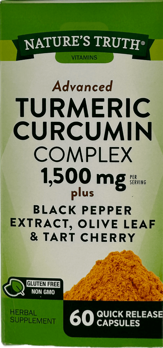 Nature's Truth Advanced Turmeric Curcumin Complex 1500mg