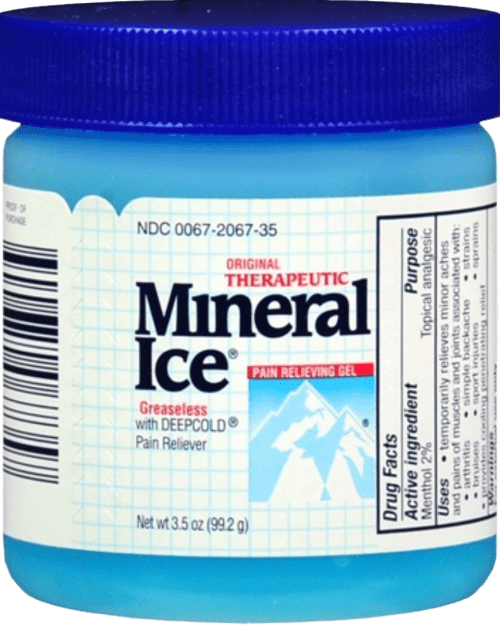 Mineral Ice - Menthol Pain Relieving Gel - FL 3.5 Oz